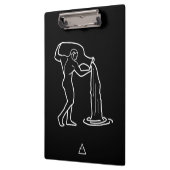 Aquarius Zodiac Sign - Klemmbrett (Links)