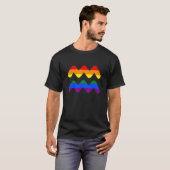Aquarius Zodiac Sign Lgbt T-Shirt (Vorne ganz)