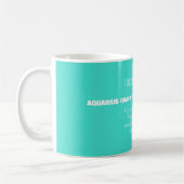 AQUARIUS Zodiac Sign Personality Traits Kaffeetasse (Links)