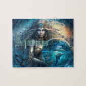 Aquarius Zodiac Sign Puzzle (Horizontal)