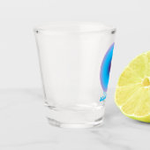 Aquarius Zodiac Sign Schnapsglas (Links)