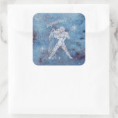 Aquarius Zodiac Sign Stickers (Tasche)