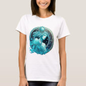 Aquarius Zodiac Sign Sublimation Design, Aquarius T-Shirt (Vorderseite)
