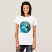 Aquarius Zodiac Sign Sublimation Design, Aquarius T-Shirt (Vorne ganz)