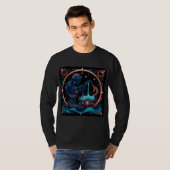 Aquarius Zodiac Sign T-Shirt (Vorne ganz)