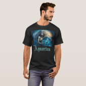 Aquarius Zodiac Sign T-Shirt (Vorne ganz)