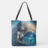 Aquarius Zodiac Sign Tasche (Rückseite)