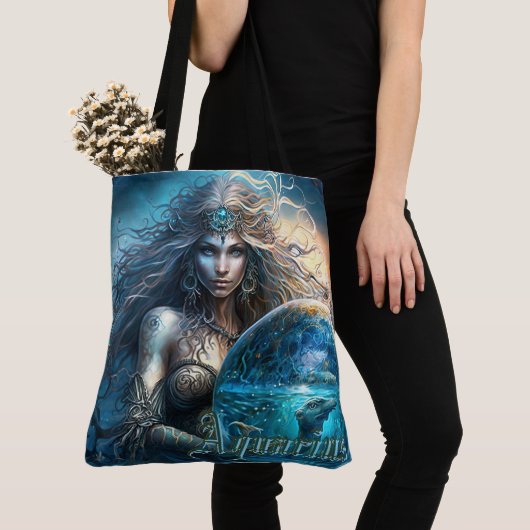 Aquarius Zodiac Sign Tasche (Von Nahem)