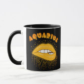 Aquarius Zodiac Sign Tasse (Links)