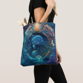 Aquarius Zodiac Sign Watercolor Design Tasche (Von Nahem)