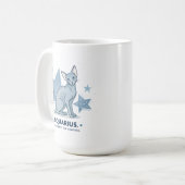 Aquarius Zodiac Sphynx Cat Different Purpose Art Kaffeetasse (Vorderseite Links)