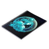 Aquarius Zodiac Spiral Notebook Notizblock (Linke Seite)