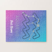 Aquarius Zodiac Star Sign Horoscope Constellation Puzzle (Horizontal)