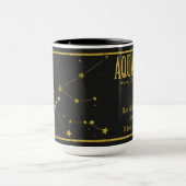 Aquarius Zodiac Star Sign Tasse (Zentrum)