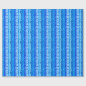 Aquarius Zodiac Streifen Geschenkpapier (Flach)