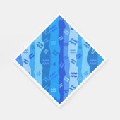 Aquarius Zodiac Streifen Serviette (Ecke)