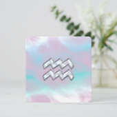 Aquarius Zodiac Symbol auf der Mutter von Pearl Na (Stehend Vorderseite)