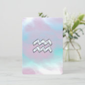 Aquarius Zodiac Symbol auf der Mutter von Pearl Na (Stehend Vorderseite)