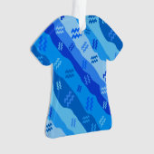 Aquarius Zodiac Symbol Ornament (Vorderseite)