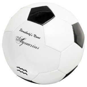 Aquarius Zodiac Symbol Standard von K Yoncich Fußball