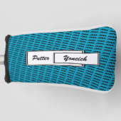 Aquarius Zodiac Symbol Standard von Kenneth Yoncic Golf Headcover (Vorderseite)