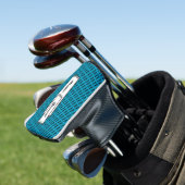Aquarius Zodiac Symbol Standard von Kenneth Yoncic Golf Headcover (In Situ)