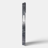 Aquarius Zodiac Symbol Stress Silber Steel Case-Mate iPhone Hülle (Rückseite / Rechts)