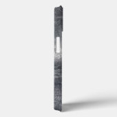 Aquarius Zodiac Symbol Stress Silber Steel Case-Mate iPhone Hülle (Rückseite / Rechts)