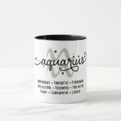 Aquarius Zodiac Tasse (Zentrum)