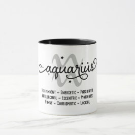 Aquarius Zodiac Tasse