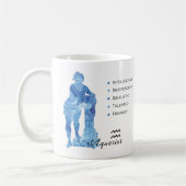 Aquarius Zodiac Tasse (Links)