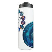 Aquarius Zodiac Tumbler Thermosbecher (Vorderseite)