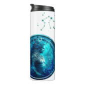 Aquarius Zodiac Tumbler Thermosbecher (Nach rechts gedreht)