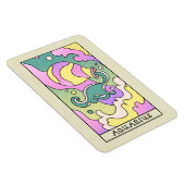 Aquarius Zodiac Unterzeichnung Abstrakter Kunst Vi Magnet (Rechte Seite)