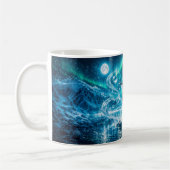 Aquarius Zodiac with Moonlit Water Mage and Celest Kaffeetasse (Links)