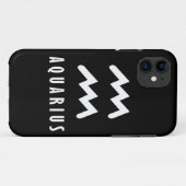 Aquarius zodiac-Zeichen Case-Mate iPhone Hülle (Rückseite (Horizontal))