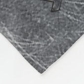 Aquarius Zodiac-Zeichen gestörter Silberstahl Fleecedecke (Ecke)