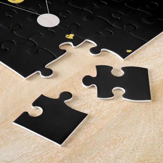 Aquarius Zodiac-Zeichen im Weltraum Puzzle (Seite)