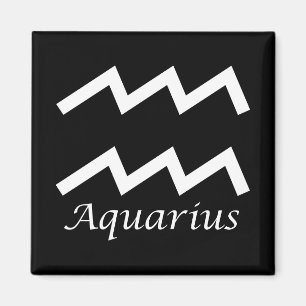 "Aquarius" Zodiac-Zeichen Magnet
