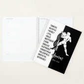 Aquarius Zodiac Zeichen, Schwarz & Weiß Planer (Anzeige)