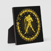 Aquarius - Zodiac - Zeichen - Symbol - Horoskop Fotoplatte (Vorderseite)
