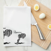 Aquarius Zodiac Zeichen und Symbol Geschirrtuch (Viertel Falte)