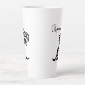 Aquarius Zodiac Zeichen und Symbol Milchtasse (Vorderseite)