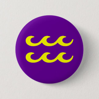 AQUARIUS, ZODIAKALES ZEICHEN BUTTON