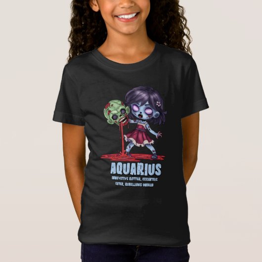 Aquarius Zombie T-Shirt (Vorderseite)