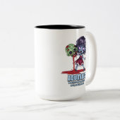 Aquarius Zombie Zweifarbige Tasse (VorderseiteRechts)