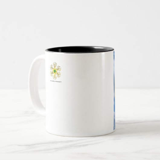 AQUARIUS ZWEIFARBIGE TASSE (Vorderseite Links)