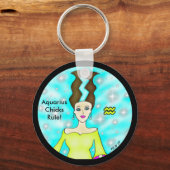 AquariusChicksRegel! Schlüsselanhänger (Vorderseite)