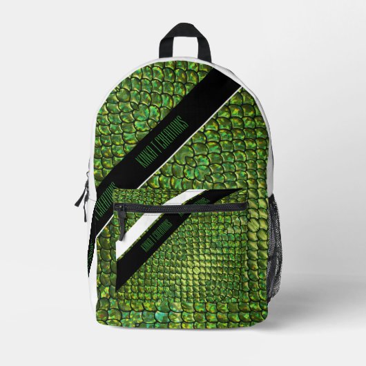 AquaScales Bedruckter Rucksack (Vorderseite)