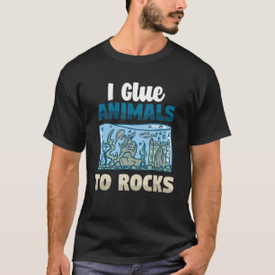 Aquascaping Aquarium Aquarist Fischhalter Fischpan T-Shirt